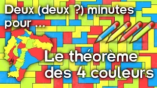 Deux (deux ?) minutes pour... le théorème des 4 couleurs