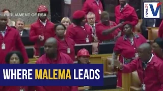 WATCH: Malema disses Zuma, leads EFF walkout