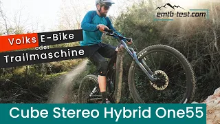 Cube Stereo Hybrid One55 im Test - Wie viel Trail kann das Bike ab?