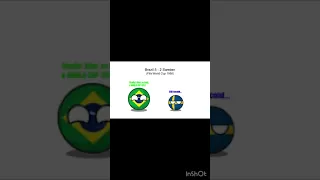 All Fifa World Cup Finals (1930 - 1970) In countryballs Football! #shorts #countryballs #football