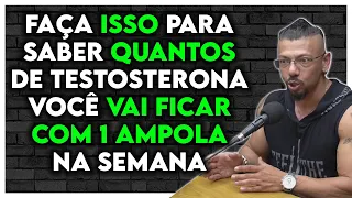 SE USAR 1 AMPOLA DE DURATESTON POR SEMANA FICA COM QUANTOS DE TESTOSTERONA? | Adam Abbas MonsterCast