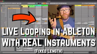 How to Loop Real Instruments in Ableton Live with Fixed Length (using Launchkey Mini + Sustain)