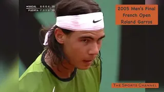 2005 French Open Men's Singles Finals | Rafael Nadal | 1st Grand Slam | by @Sari-saringVideos