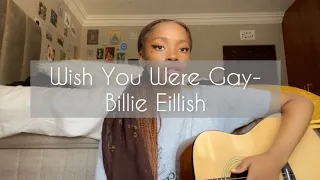 Wish you were gay- Billie Eillish guitar tutorial (beginner)
