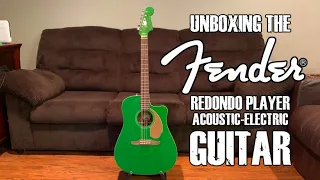 UNBOXING THE NEW FENDER REDONDO PLAYER AND BOSS KATANA AMP!!!