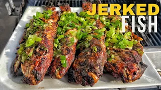 JAMAICAN JERK PARROT FISH ON THE GRILL | Hawt Chef