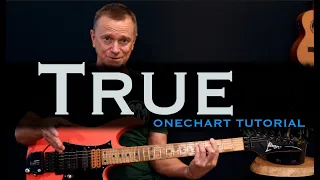 True Spandau Ballet guitar lesson tutorial