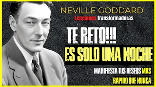 EN SOLO UNA NOCHE PUEDES CAMBIARLO TODO✅ Neville Goddard 🤍 Ley de Asunción