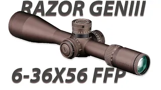 Razor HD Gen III 6-36x56 FFP Riflescope (Vortex Optics)