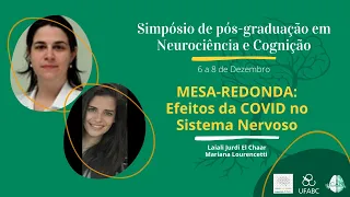 Mesa-redonda: Efeitos da COVID no Sistema Nervoso - Simpósio do PPGNCG