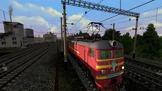 Train Simulator classic ВЛ23-456 (часть 1 - маневры по Узуново)