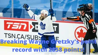 Here's What Happens When You Break Wayne Gretzky's Point Record in NHL 21