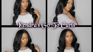 Kendra's Updated Go To Curls + How to Properly Curl Hair