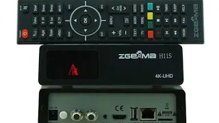 Zgemma H11S Enigma2 4K Linux Uydu Alıcısı Kutu Menü Açılışı