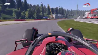 F1 Belgium 2022 Ferrari Carlos Sainz Onboard Lap Belgian Grand Prix