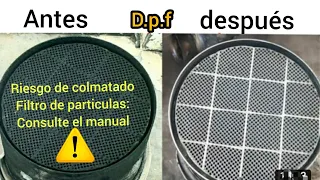 como limpiar filtro de partículas diésel dpf # p242f / p1490