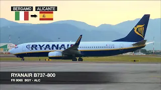 TRIP REPORT | Ryanair B737-800 | Milan Bergamo BGY ✈ Alicante