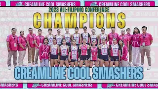 Champion Creamline awarding | 2023 PVL All-Filipino Conference