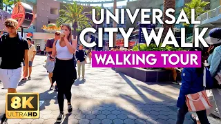 Universal CityWalk Hollywood 8K Walking Tour ASMR | Los Angeles