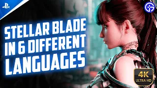 Stellar Blade in 6 Languages - English, French, Italian, Spanish, Korean, Portuguese