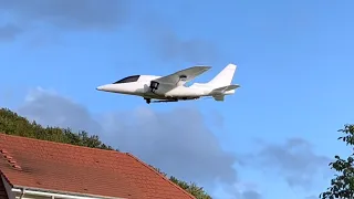 VTOL RC Alpha Jet homemade plane RC Avion a décollage vertical - Maiden flight