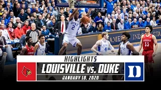 No. 11 Louisville vs. No. 3 Duke Basketball Highlights (2019-20) | Stadium