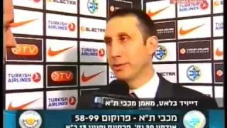 Euroleague 2010/2011, Week 6: Maccabi Tel Aviv - Prokom Gdynia (Quotes)