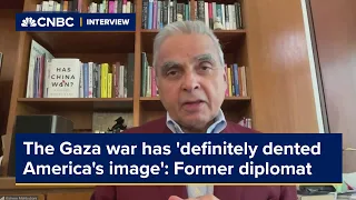 The Gaza war has 'definitely dented America's image,' former diplomat says