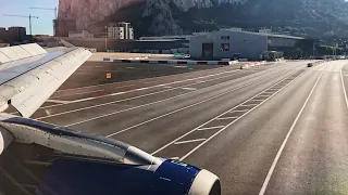 Stunning arrival in Gibraltar - British Airways A320