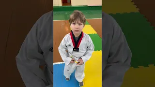 Илюха опоздал #taekwondo #тхэквондо #дети