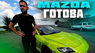 Mazda rx8 на 1jz-ge. Мазда готова и покрашена в цвет Lada VESTA Лайм.