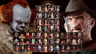 Mortal Kombat 9 - PENNYWISE (IT) & FREDDY KRUEGER - Expert Tag Ladder - Gameplay @(1080p) - 60ᶠᵖˢ ✔