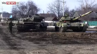 Feb 2015: Ukrainian Forces Retreat From Debaltseve As Rebels Celebrate Victory