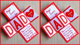 Father's day pop up card easy / Father's day card making ideas / DIY Fathers day card very easy