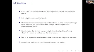 A counterfactual economic analysis of Covid-19 using a threshold augmented multi-country model