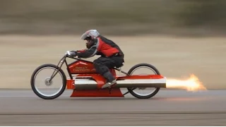 Harley-Davidson USA twin Pulsejet engine Motorcycle ! California Texas.