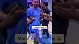 welcoming #Messi to his hotel #worldcup #argentina #leomessi #qatar #qatar2022