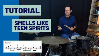 Cómo tocar SMELLS LIKE TEEN SPIRIT en BATERÍA - Nirvana (TUTORIAL Español)