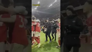 Zinchenko's Passionate Celebration For Arsenal | Vs United