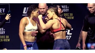 Ronda Rousey vs Amanda Nunes UFC 207  Weigh In