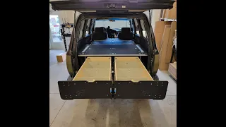 Air Down Gear Up 80 Series Landcruiser Drawer and Sleeper System