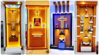 Top 150+ Christian Prayer Unit designs | Roopakoodu designs | Altar design