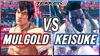 T8 🔥 Mulgold (Law) vs Keisuke (Kazuya) 🔥 Tekken 8 High Level Gameplay