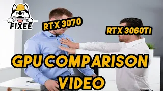 RTX 3060Ti V.S. RTX 3070 | GPU COMPARISON VIDEO