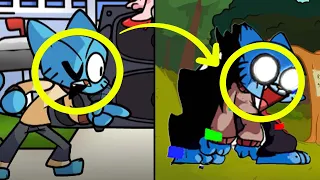 References in FNF Pibby Mods | Corrupted Gumball VS Pibby | Come Learn with Pibby