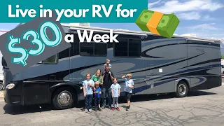 How to Live in Your RV for $30 a week | RV Living