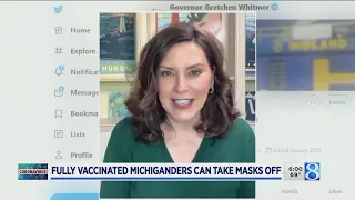 Fully vaccinated Michiganders can take masks off