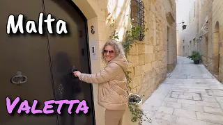 Malta Valletta Walking Tour 4K