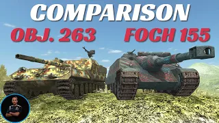 Foch 155 vs Obj.263  | WoT Blitz