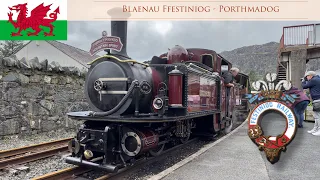 Blaenau Ffestiniog - Porthmadog along the Ffestiniog Railway 24/07/2023